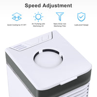 Thumbnail for 4-In-1 Personal Portable Cooler AC Air Conditioner Unit Air Fan Humidifier 4-In-1 Upgraded Portable Air Conditioner Cooling Fan 3-Speed Home Office Tent - InspiredGrabs.com