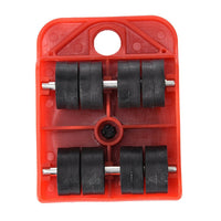 Thumbnail for 4-PCS Set Furniture Lifter Heavy-duty Furniture Mover Transport Moving System 4 Move Roller 1 Wheel Bar Lifting Hand Tool Set - InspiredGrabs.com