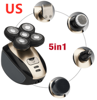 Thumbnail for 5-In-1 Multifunctional Electric Shaver 5-Blade Razor for Men Shaved Head Rechargeable Shaving Machine Beard Nose Hair Trimmer - InspiredGrabs.com