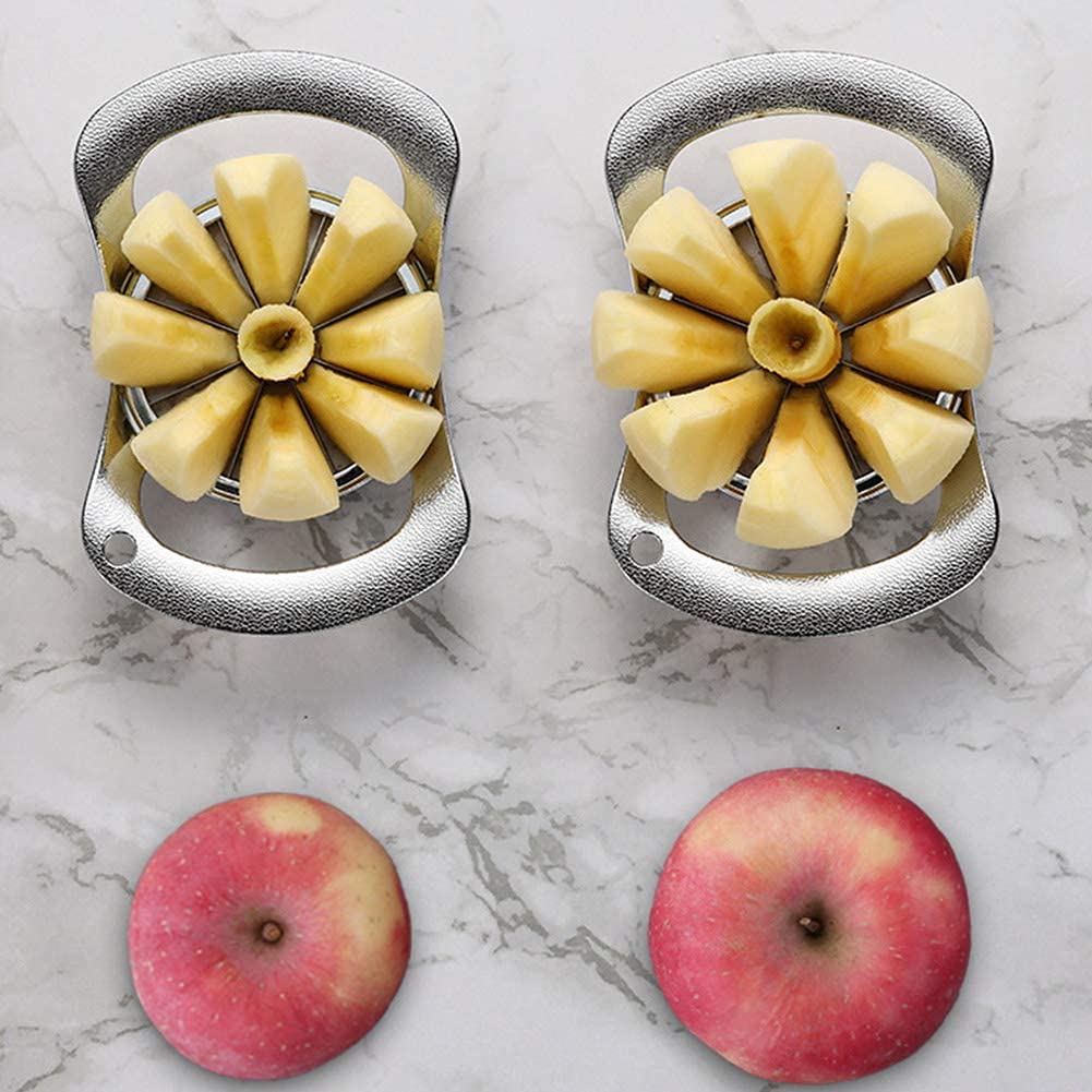 8-Blade Corer Tool And Slicer, Stainless Steel Ultra-Sharp Fruit Slicer For Pears, Dragon Fruit - InspiredGrabs.com