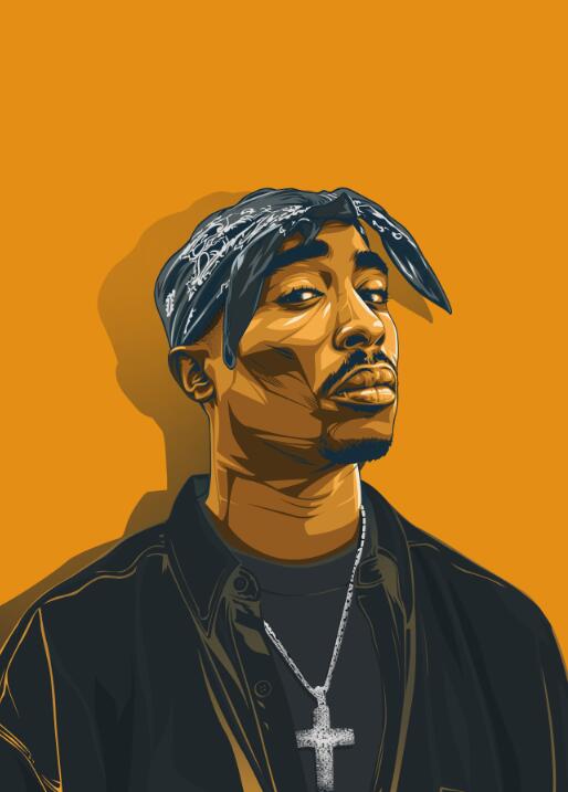 Abstract Rapper Graffiti Art Portrait Wall Art Poster - InspiredGrabs.com