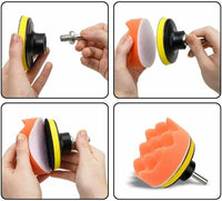 Thumbnail for Car Buffing Pads Sponge Kit Polishing Set Bonnet Waxing Foam Seal Tool for Drill - InspiredGrabs.com