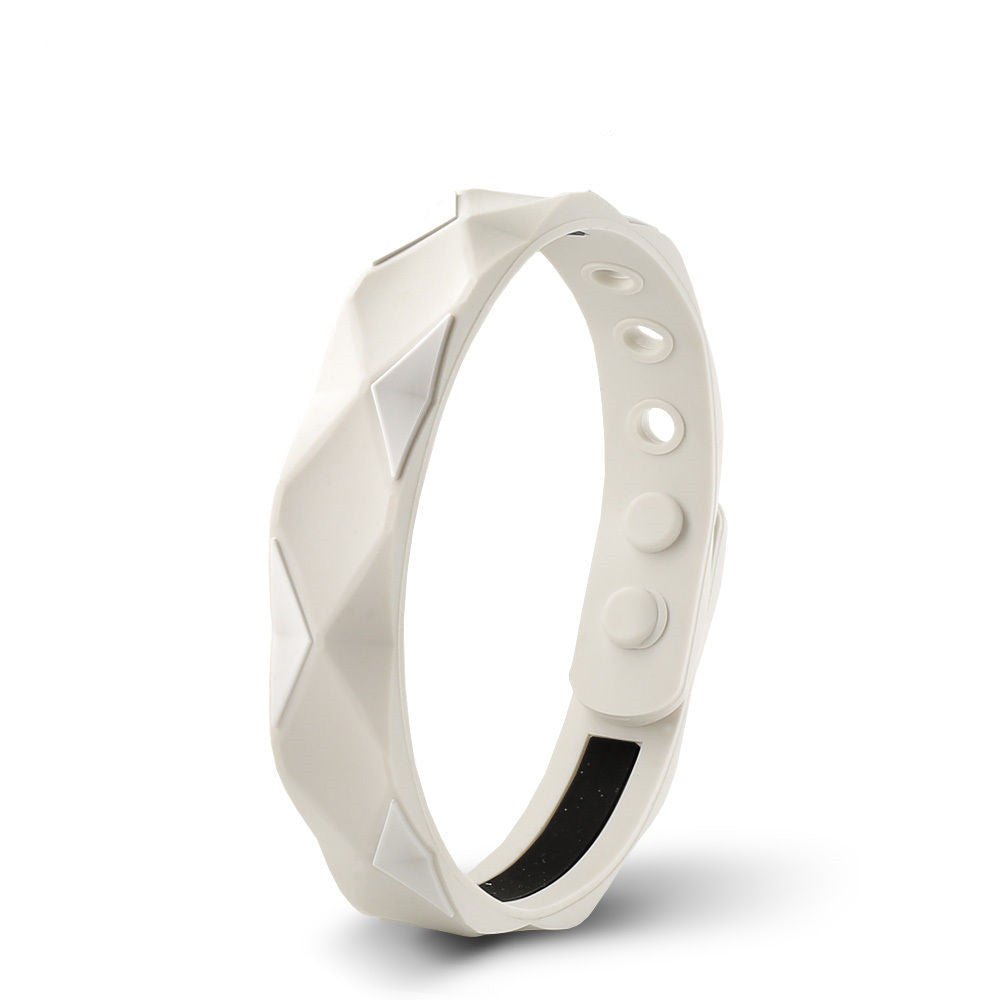 Achieve balance and stay stylish with our waterproof silicone bracelet for energy. - InspiredGrabs.com