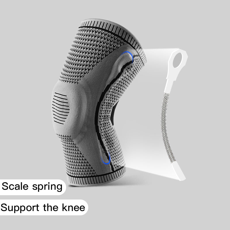 Compression Sports Silicone Spring Breathable Knee Pads - InspiredGrabs.com