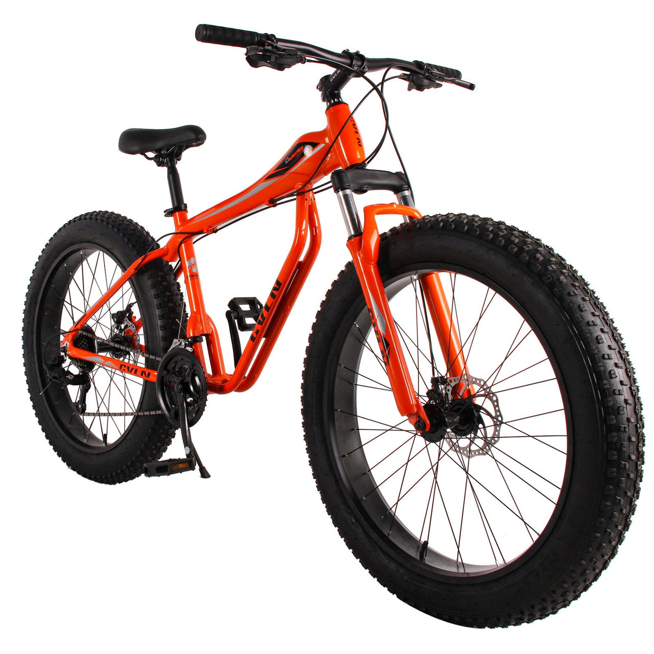 Fat Tire Bike For Mountain/Snow/Road, 26-Inch Wheels, 21-Speed, Aluminum Frame - InspiredGrabs.com