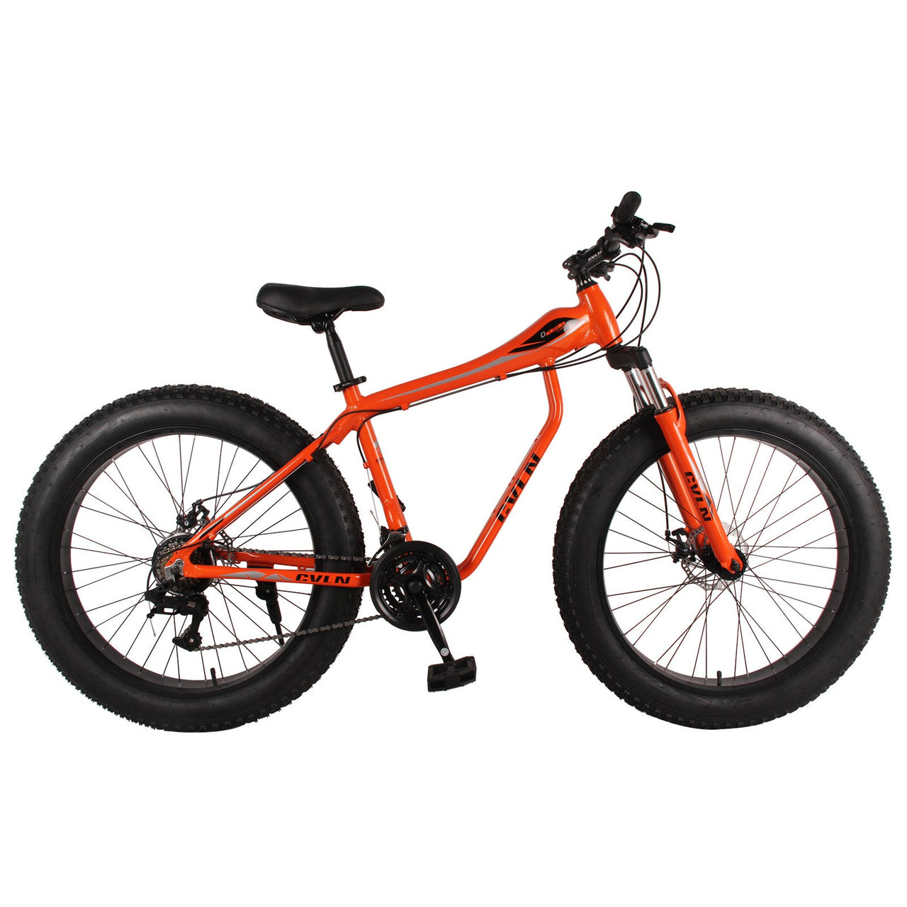 Fat Tire Bike For Mountain/Snow/Road, 26-Inch Wheels, 21-Speed, Aluminum Frame - InspiredGrabs.com