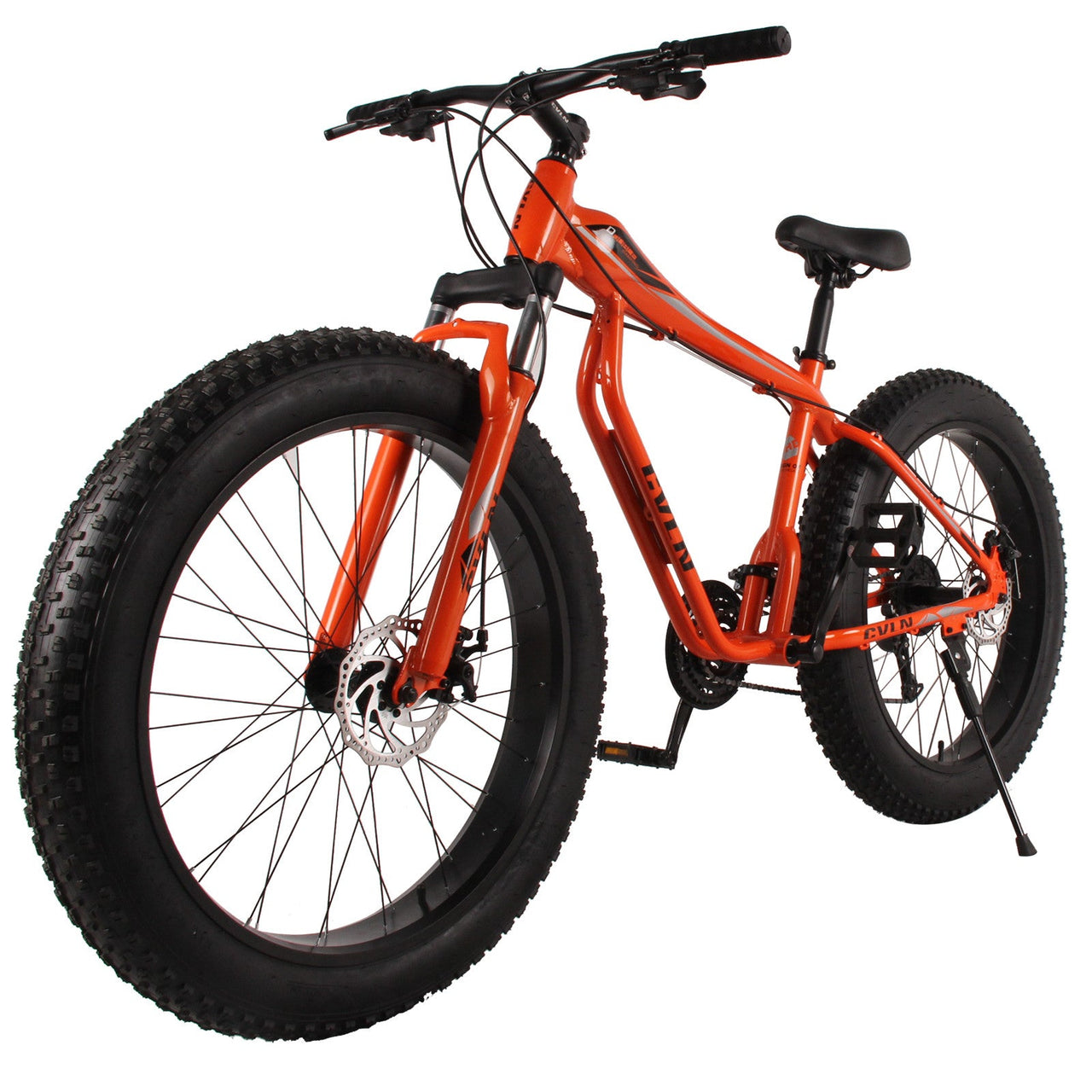 Fat Tire Bike For Mountain/Snow/Road, 26-Inch Wheels, 21-Speed, Aluminum Frame - InspiredGrabs.com