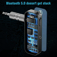 Thumbnail for Bluetooth 5.0 2in One Transmitter Receiver Car Wireless Audio Adapter USB 3.5mm Aux - InspiredGrabs.com