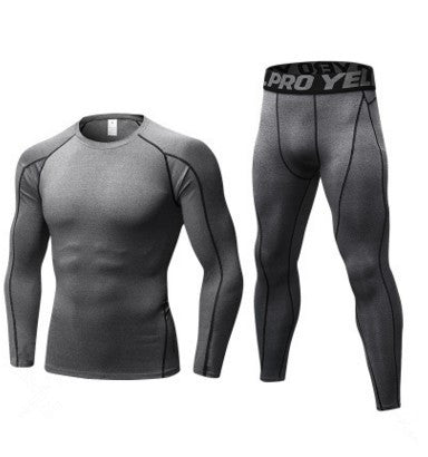 Boost Your Fitness with the Ultimate Men's Compression Training Suit. - InspiredGrabs.com