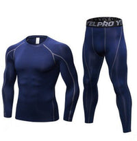 Thumbnail for Boost Your Fitness with the Ultimate Men's Compression Training Suit. - InspiredGrabs.com