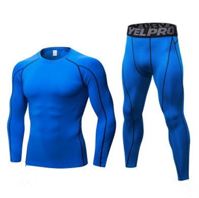 Boost Your Fitness with the Ultimate Men's Compression Training Suit. - InspiredGrabs.com