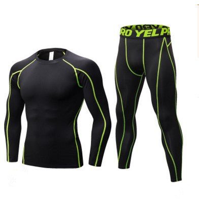 Boost Your Fitness with the Ultimate Men's Compression Training Suit. - InspiredGrabs.com