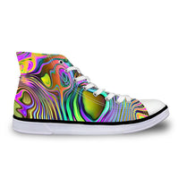 Thumbnail for Colorful Corrugated Canvas Shoes - InspiredGrabs.com