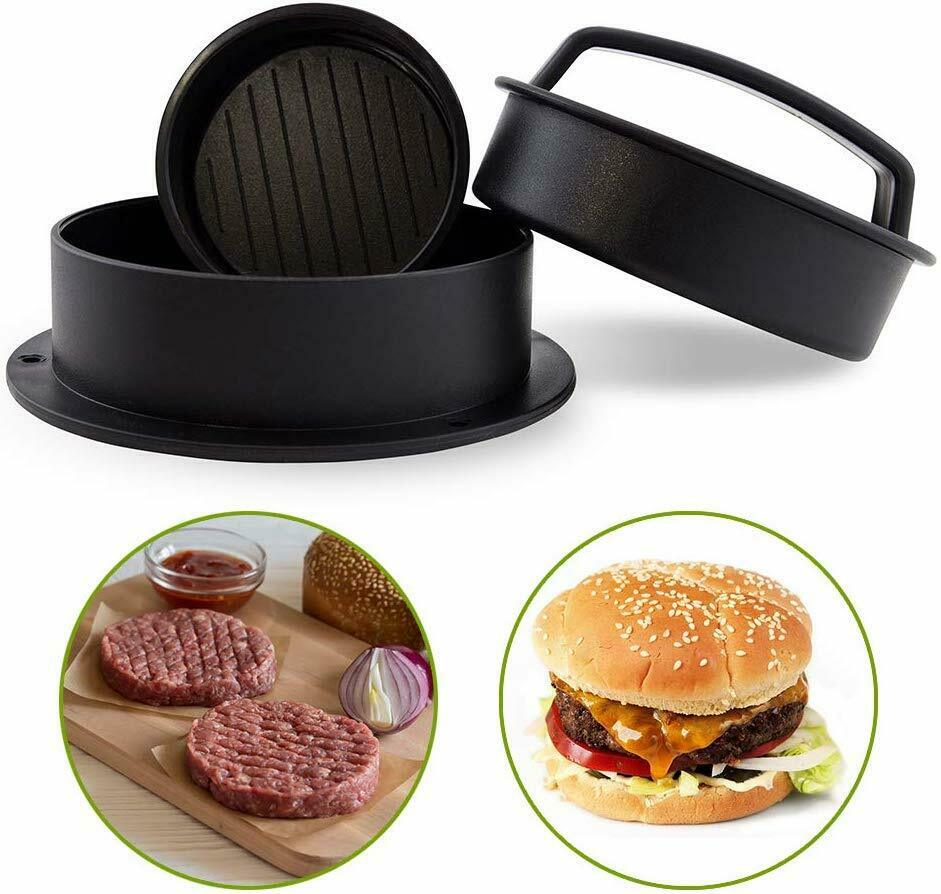 Burger Press Stuffed Patty Maker Mold Slider EASY Homemade Hamburger Making Tool - InspiredGrabs.com