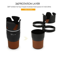 Thumbnail for Car Cup Holders Car-styling Car Truck Drink Water Cup Bottle Can Holder Door Mount Stand ABS Rubber Drinks Holders - InspiredGrabs.com