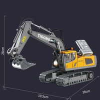 Thumbnail for Children's Simple Alloy Charging Excavator Toy Car - InspiredGrabs.com