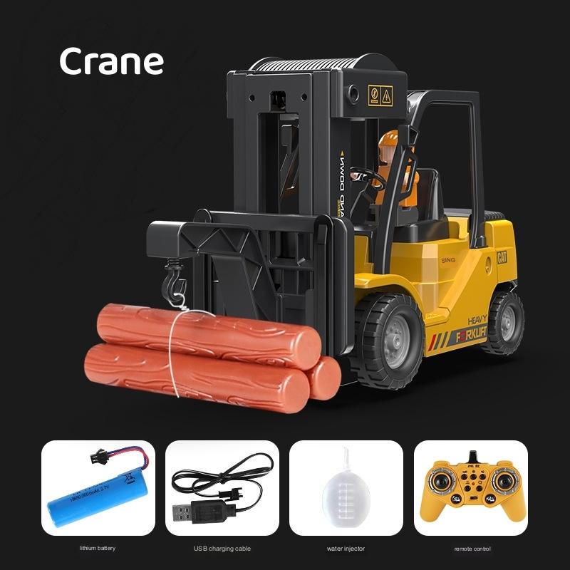 Children's Simple Alloy Charging Excavator Toy Car - InspiredGrabs.com