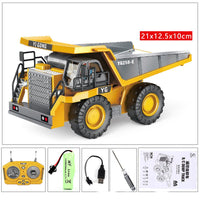 Thumbnail for Children's Simple Alloy Charging Excavator Toy Car - InspiredGrabs.com