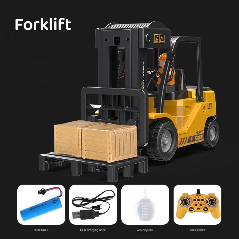 Children's Simple Alloy Charging Excavator Toy Car - InspiredGrabs.com