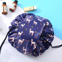 Thumbnail for Compact and convenient: The Small Lazy Drawstring Cosmetic Bag - InspiredGrabs.com