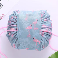 Thumbnail for Compact and convenient: The Small Lazy Drawstring Cosmetic Bag - InspiredGrabs.com