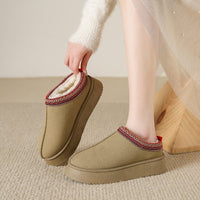 Thumbnail for Cozy and Stylish: Baotou Plush Half Slippers for Women - Perfect for Home or Outdoors! - InspiredGrabs.com