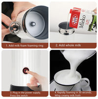 Thumbnail for Create barista-quality lattes at home with our milk frother and electric milk heater. - InspiredGrabs.com