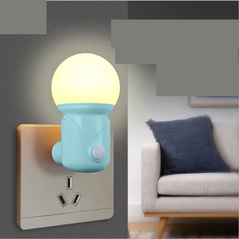 Dimmable Energy-saving Plug-in Night Light with Switch - InspiredGrabs.com