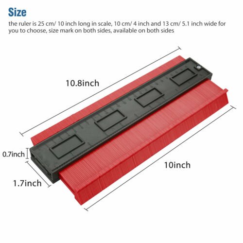 Contour Gauge Saker Duplicator Profile Copy Shape Measuring Tool Contour Gauge Duplicator Profile Copy Shape Measuring Ruler Tool - InspiredGrabs.com