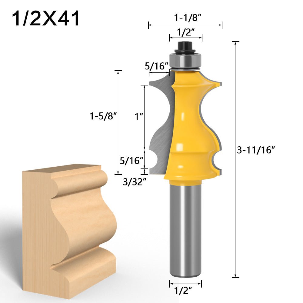 Drill through building molds effortlessly with a 12mm diameter bit. - InspiredGrabs.com