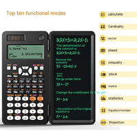 Thumbnail for Dual-Function Foldable Scientific Calculator with Handwriting Tablet - Desktop Learning Tool - InspiredGrabs.com