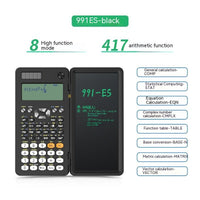 Thumbnail for Dual-Function Foldable Scientific Calculator with Handwriting Tablet - Desktop Learning Tool - InspiredGrabs.com