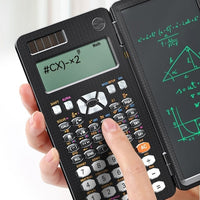 Thumbnail for Dual-Function Foldable Scientific Calculator with Handwriting Tablet - Desktop Learning Tool - InspiredGrabs.com