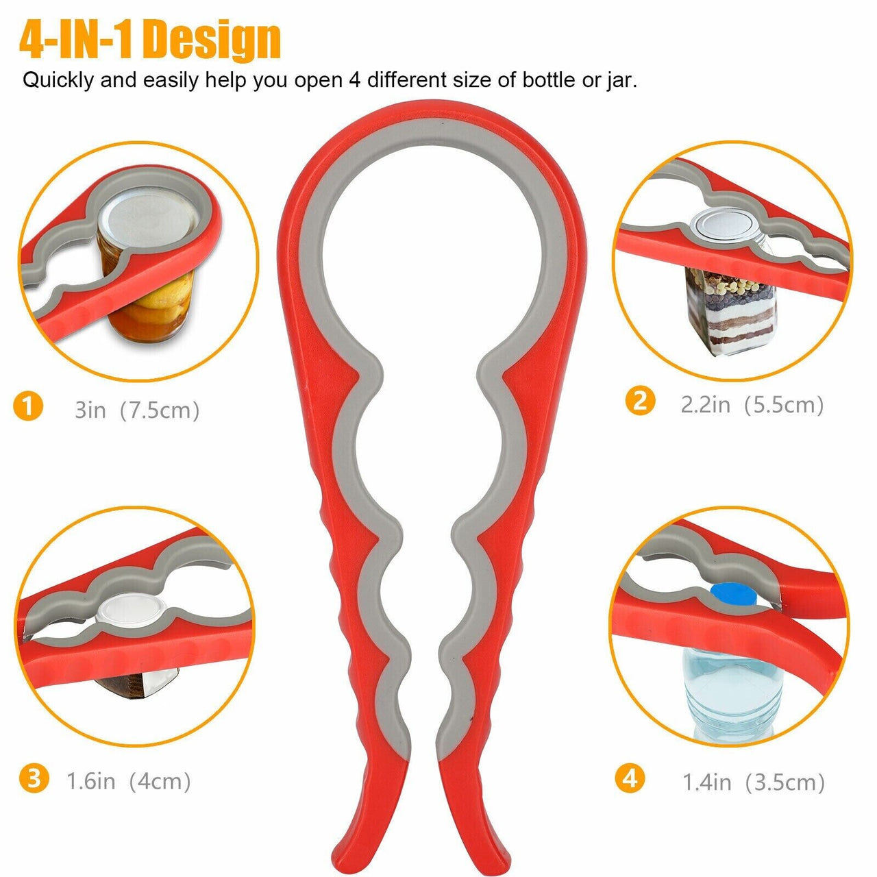 Jar Opener Rubber 4-In-1 Quick Lid Bottle Cap Grip Twister Remover Kitchen Tool - InspiredGrabs.com