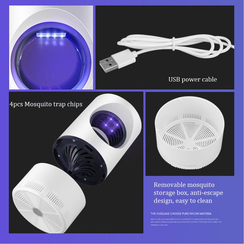 Effective and Silent: UV Photocatalytic Anti-Mosquito Lamp - Safe for Babies and Pregnant Women! - InspiredGrabs.com