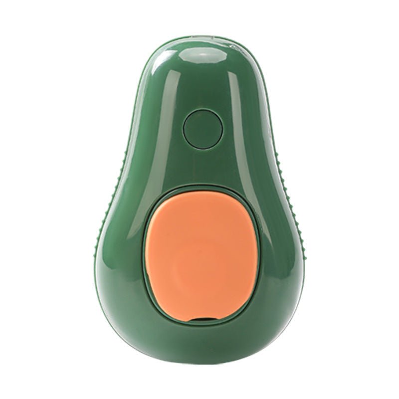 Electric Avocado-Shaped Pet Grooming Brush with Self-Cleaning and Steam Spray Features for Cats and Dogs - Ideal for Massage and Grooming - InspiredGrabs.com