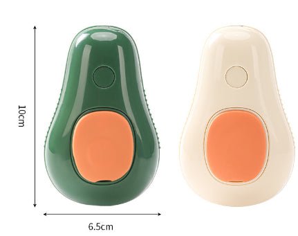 Electric Avocado-Shaped Pet Grooming Brush with Self-Cleaning and Steam Spray Features for Cats and Dogs - Ideal for Massage and Grooming - InspiredGrabs.com