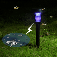 Thumbnail for Eliminate pesky bugs with our Solar LED Rechargeable Anti-Mosquito Lamp! - InspiredGrabs.com