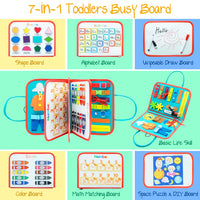 Thumbnail for Children's Educational Toy Dressing Felt Busy Board - InspiredGrabs.com