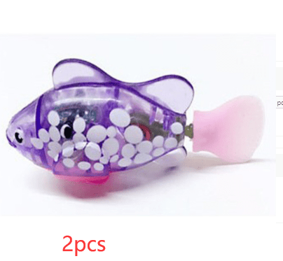 Cat Interactive Electric Fish Water Toy for Indoor Play Swimming Robot Fish Toys for Cat Dog Pet Baby Swimmer Bath Robofish Toys - InspiredGrabs.com