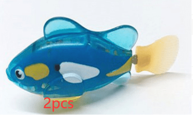Cat Interactive Electric Fish Water Toy for Indoor Play Swimming Robot Fish Toys for Cat Dog Pet Baby Swimmer Bath Robofish Toys - InspiredGrabs.com