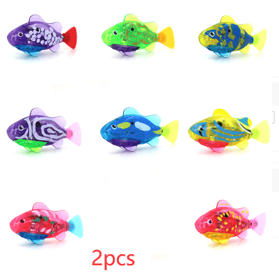 Cat Interactive Electric Fish Water Toy for Indoor Play Swimming Robot Fish Toys for Cat Dog Pet Baby Swimmer Bath Robofish Toys - InspiredGrabs.com