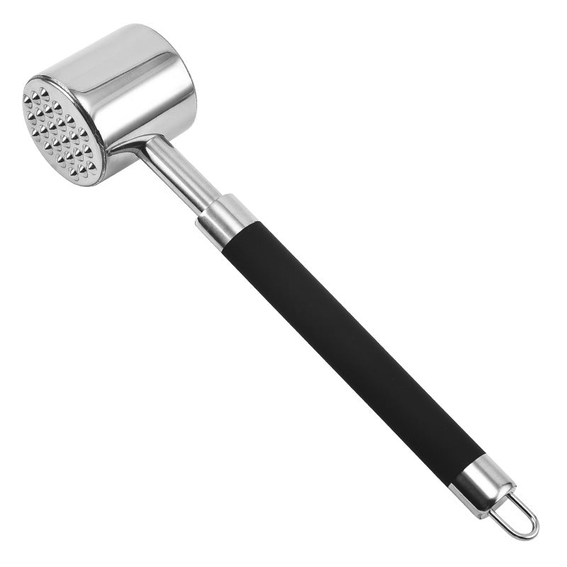 Experience perfectly tenderized meat with the Round Tenderizer Loose Meat Hammer. - InspiredGrabs.com