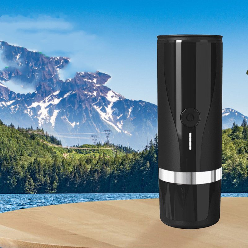 "Experience the Perfect Cup of Coffee Anywhere with Our Outdoor Portable Coffee Machine" - InspiredGrabs.com