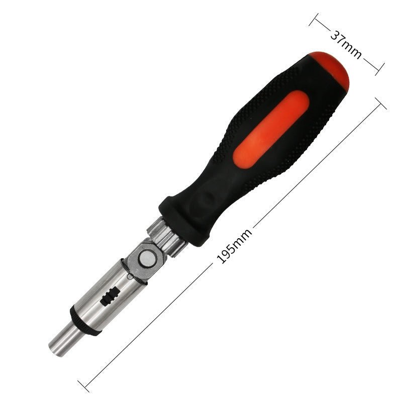 Experience the power of a multifunctional ratchet screwdriver. - InspiredGrabs.com