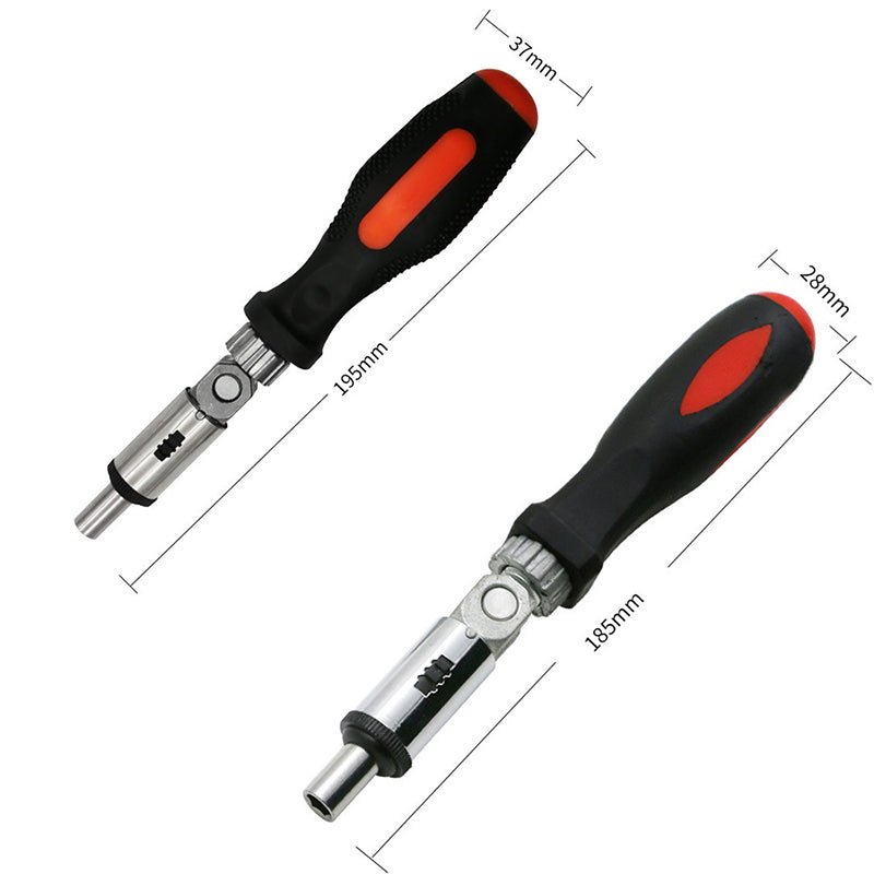 Experience the power of a multifunctional ratchet screwdriver. - InspiredGrabs.com