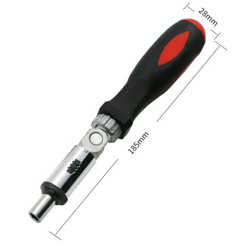 Experience the power of a multifunctional ratchet screwdriver. - InspiredGrabs.com