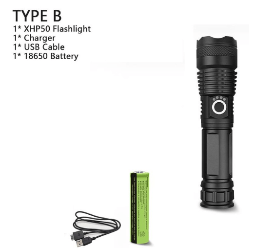 XHP70.2 Powerful USB Led Flashlight - InspiredGrabs.com