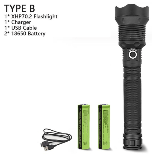 XHP70.2 Powerful USB Led Flashlight - InspiredGrabs.com