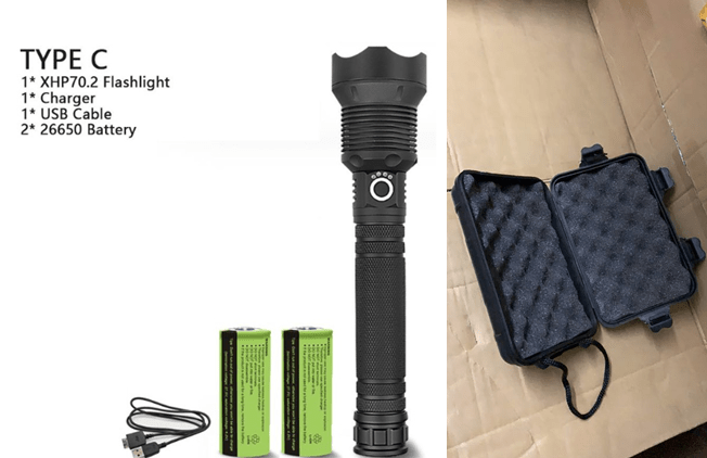 XHP70.2 Powerful USB Led Flashlight - InspiredGrabs.com